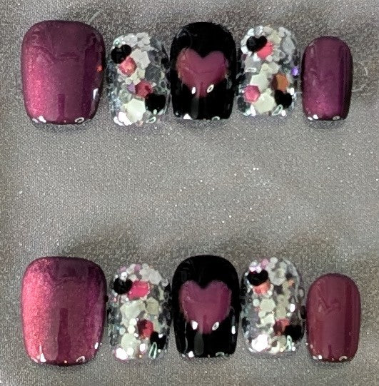 Love & Sparkle Press-On Nails
