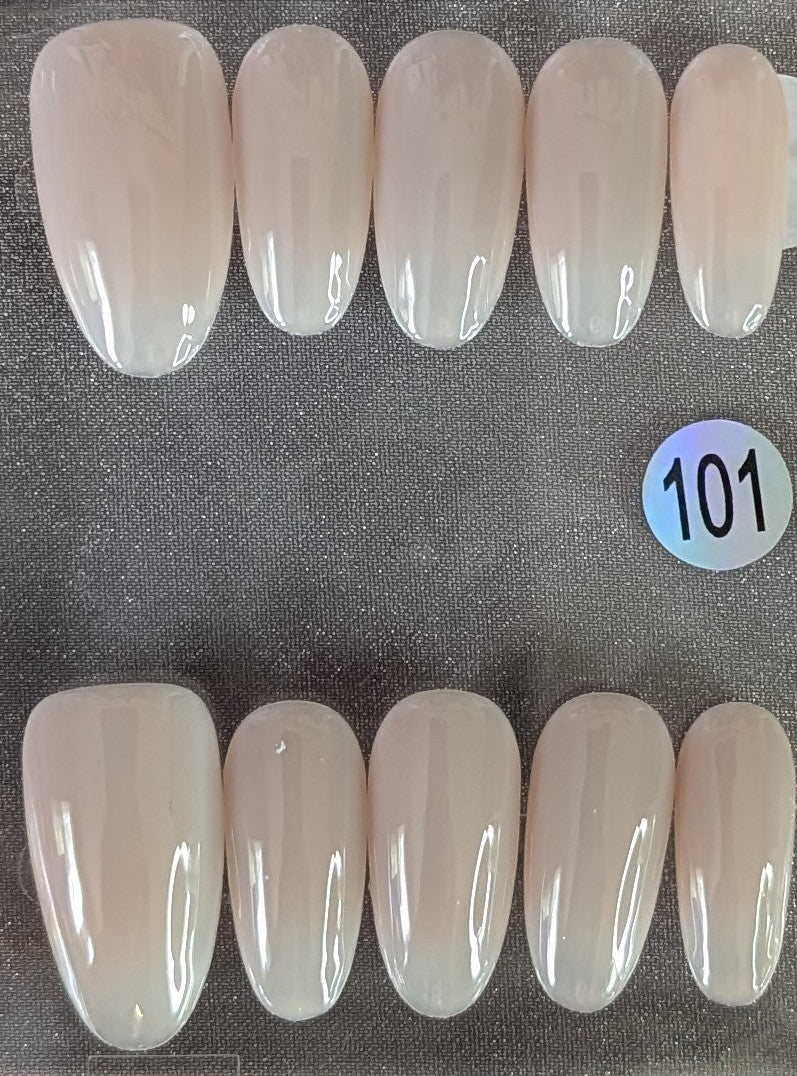 Nude Glossy Press-On Nails