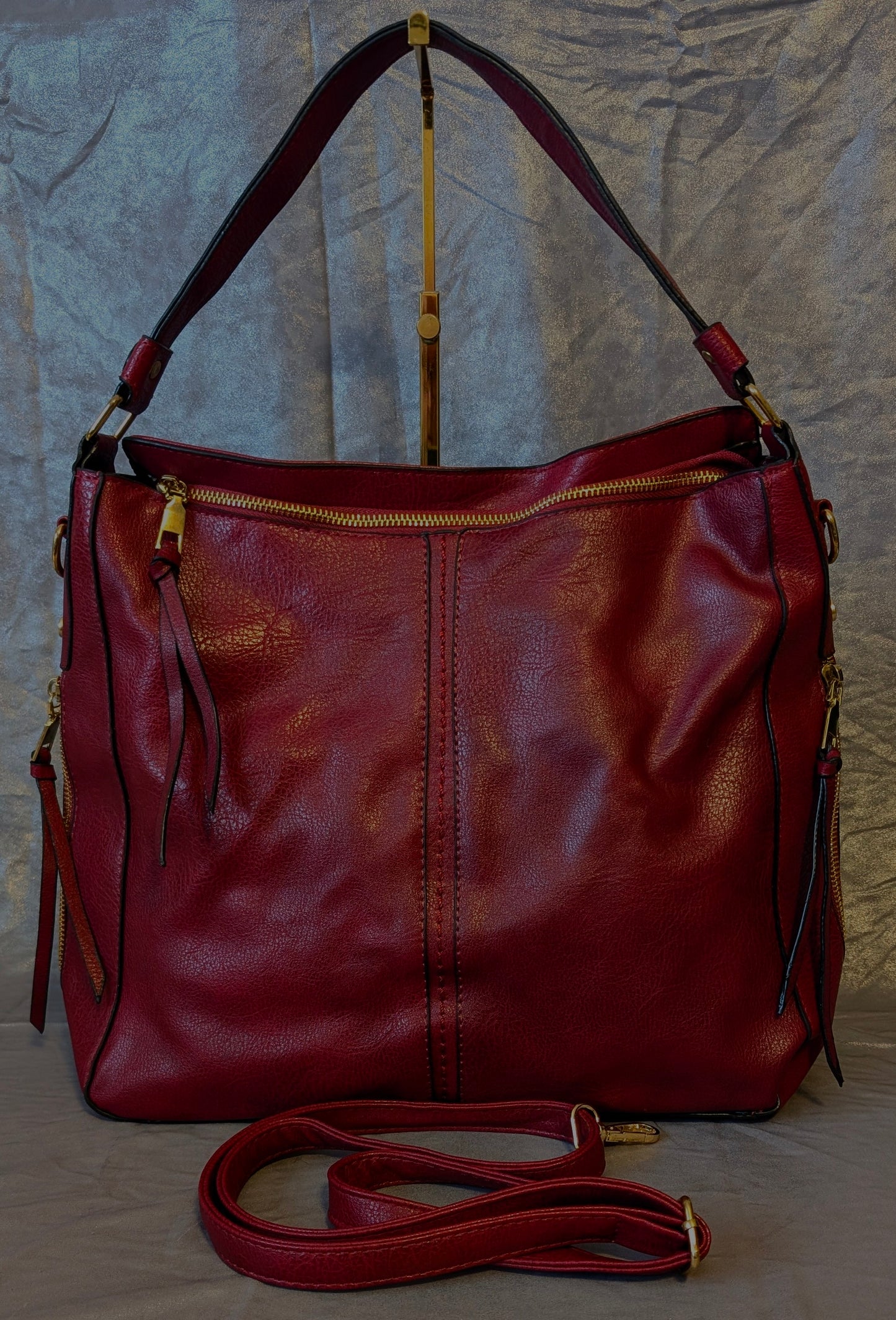 Vintage Maroon Everyday Carry Bag