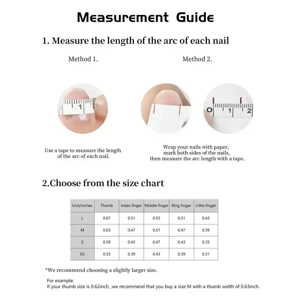 Spring Garden Glitter Press-On Nails