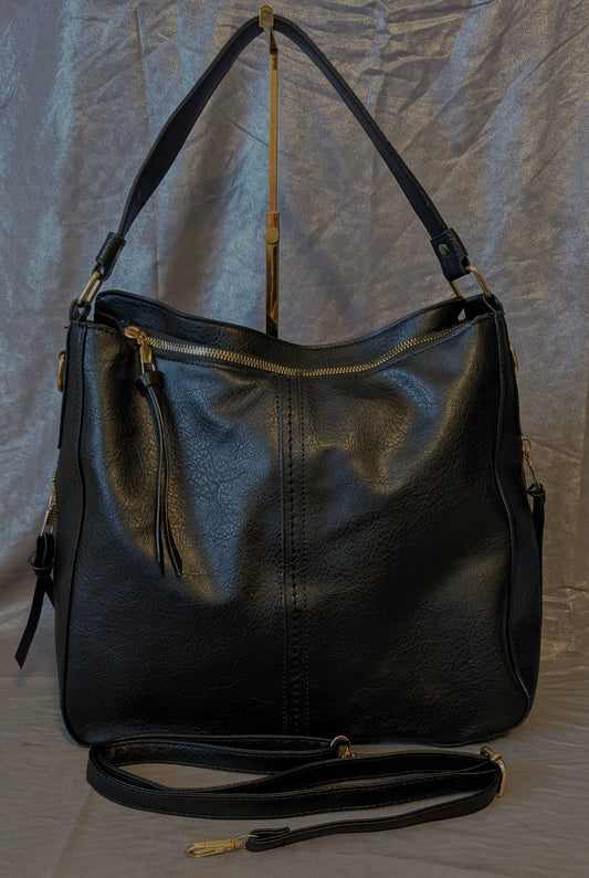 Vintage Black Everyday Carry Bag
